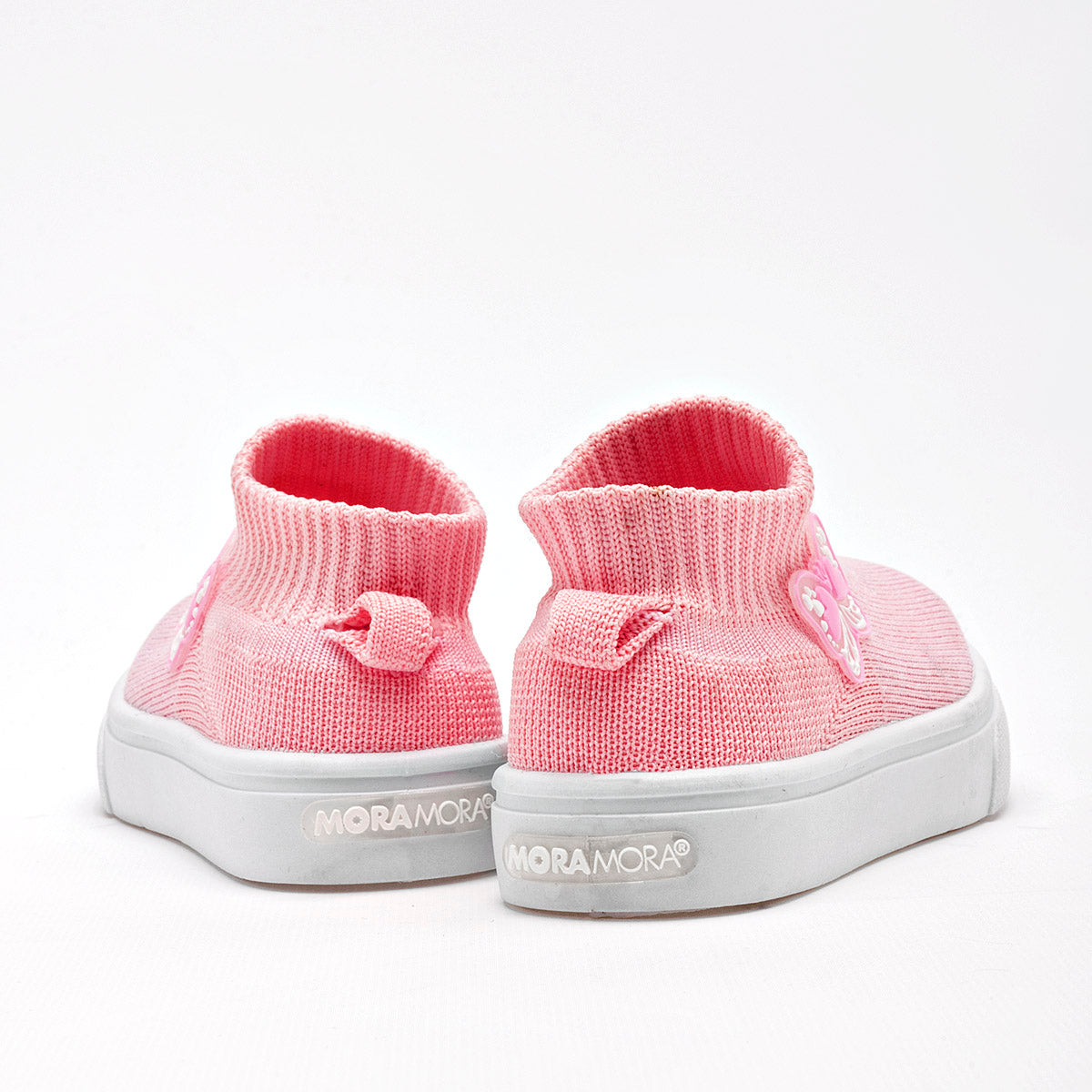 Tenis slip on para niña marca Moramora Rosa cod. 128755