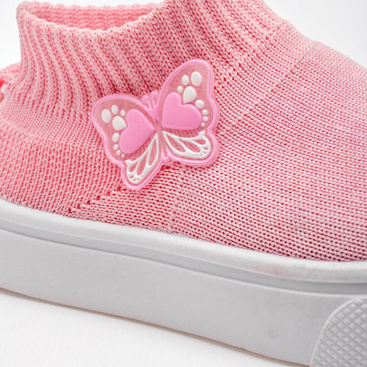 Tenis slip on para niña marca Moramora Rosa cod. 128755