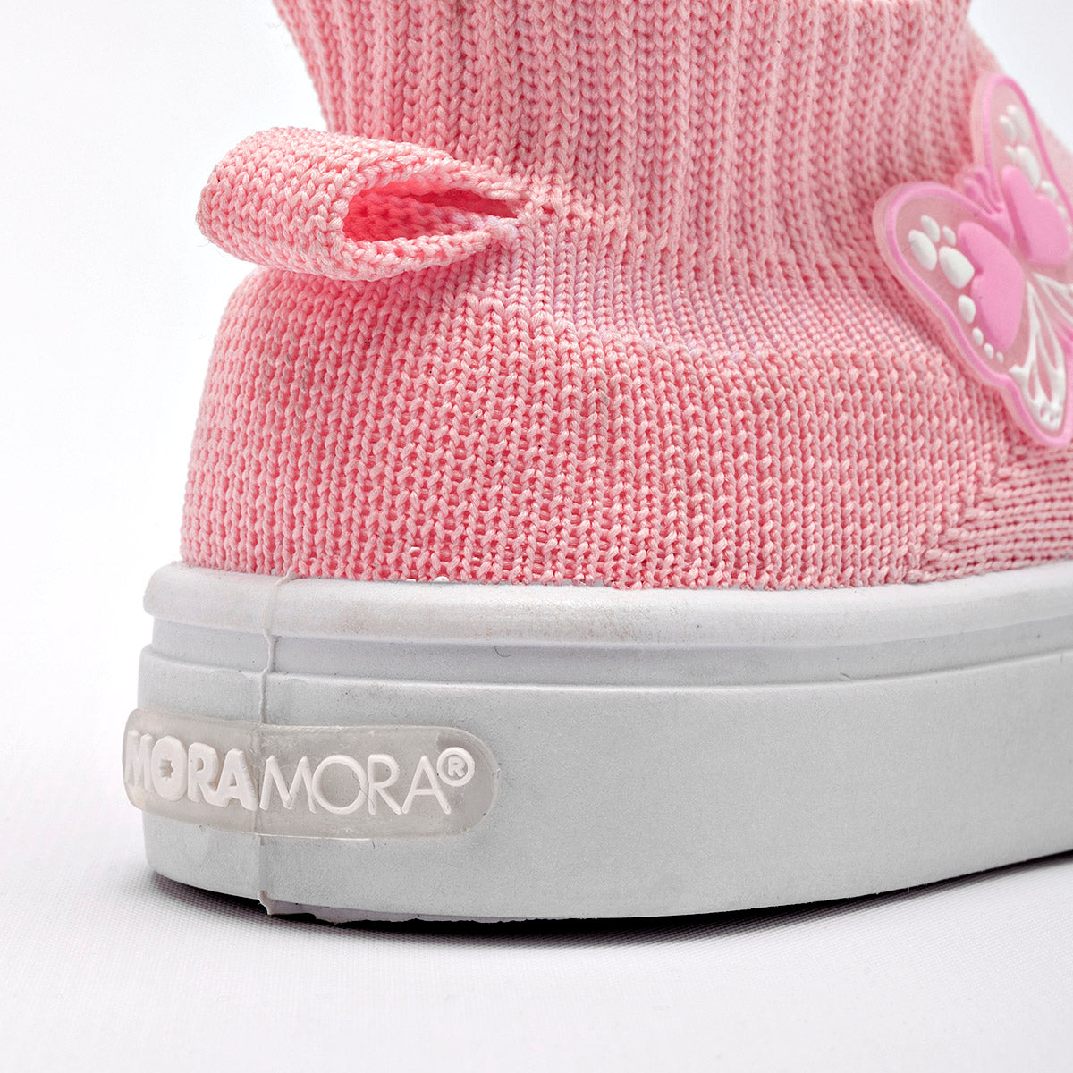 Tenis slip on para niña marca Moramora Rosa cod. 128755