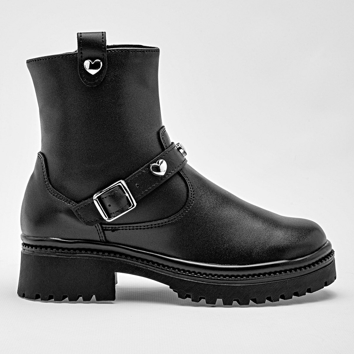 Bota caña corta para niña marca Yuyin Negro cod. 128793