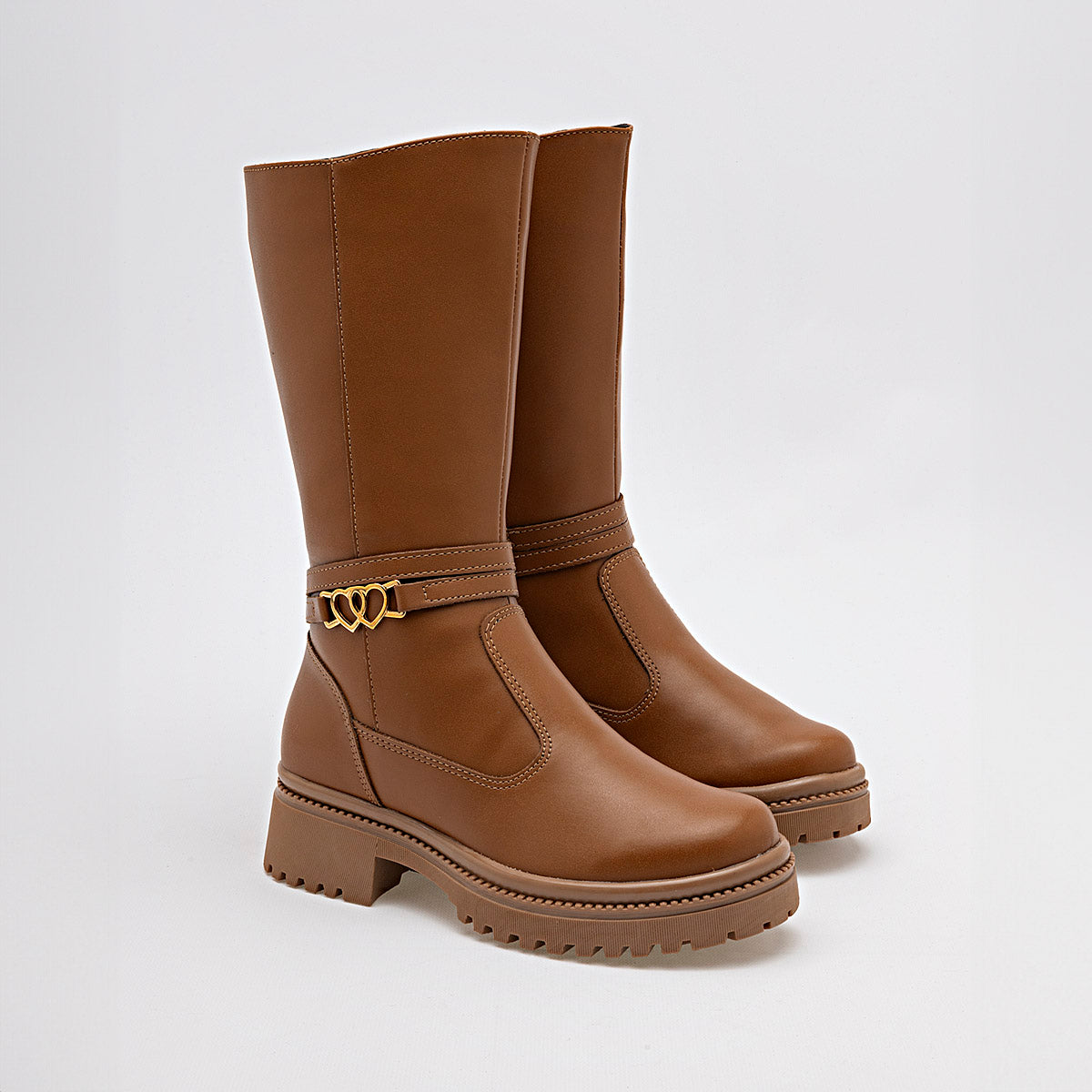 Bota caña larga para niña marca Yuyin Camel cod. 128794