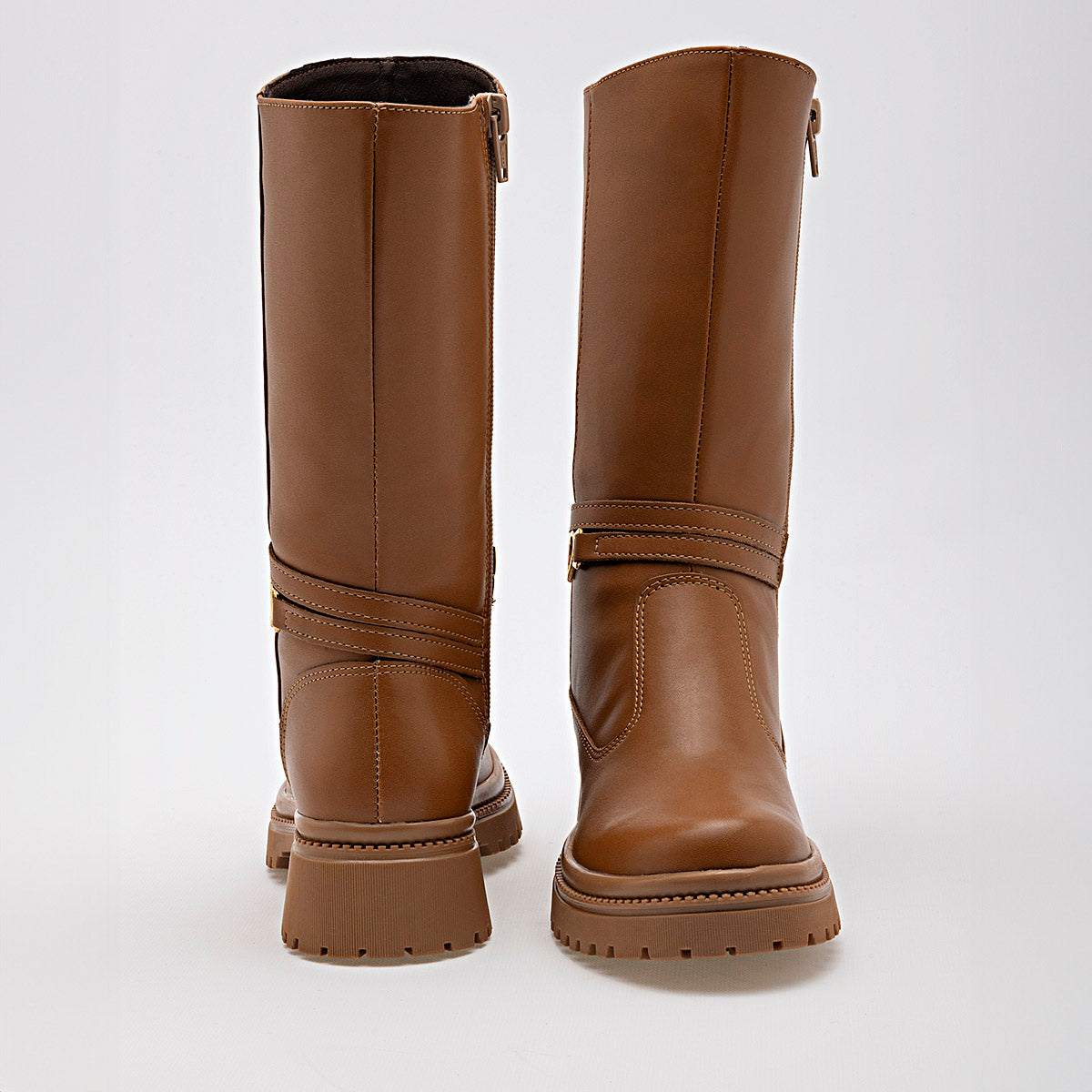 Bota caña larga para niña marca Yuyin Camel cod. 128794