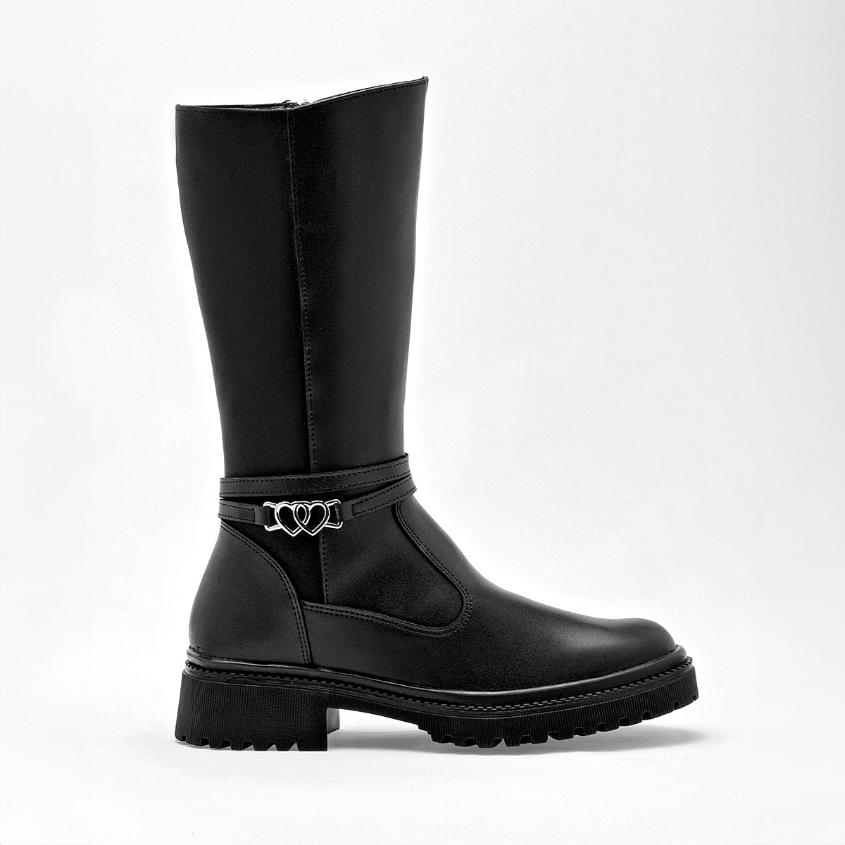 Bota caña larga para niña marca Yuyin Negro cod. 128795