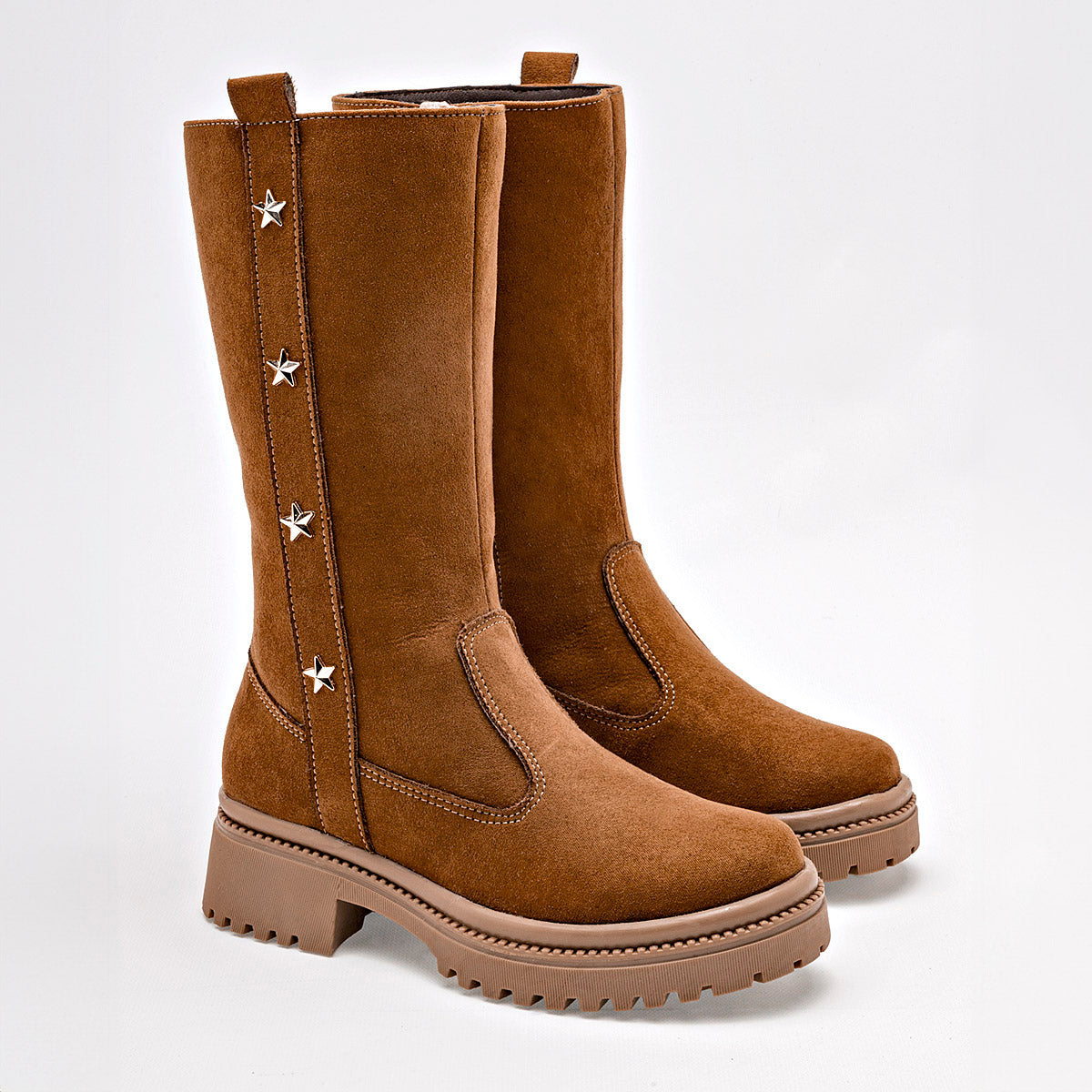 Bota caña larga para niña marca Yuyin Camel cod. 128796