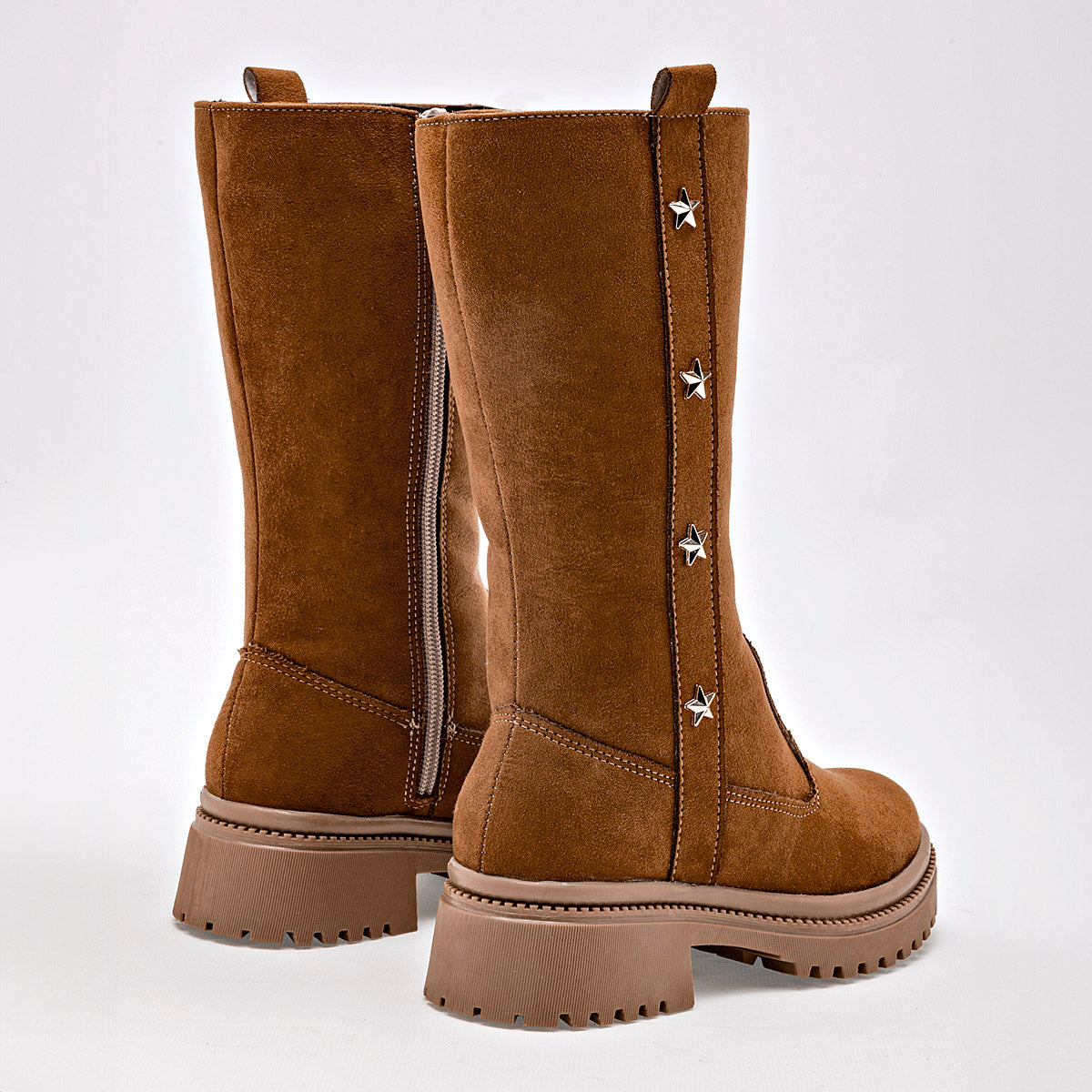 Bota caña larga para niña marca Yuyin Camel cod. 128796