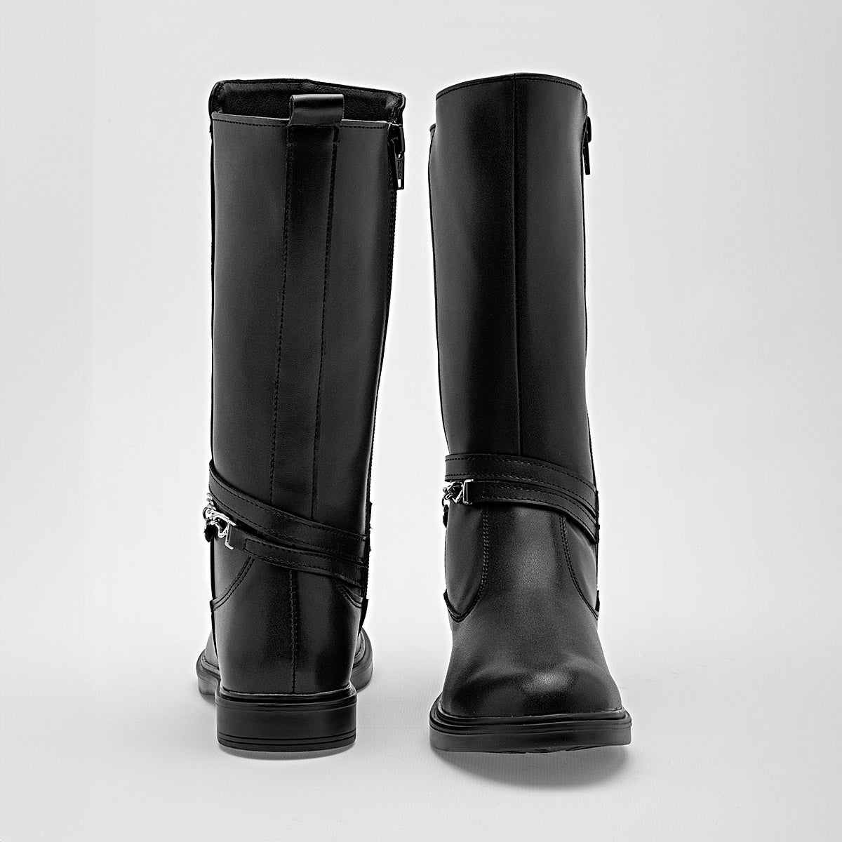 Bota caña larga para niña marca Yuyin Negro cod. 128797