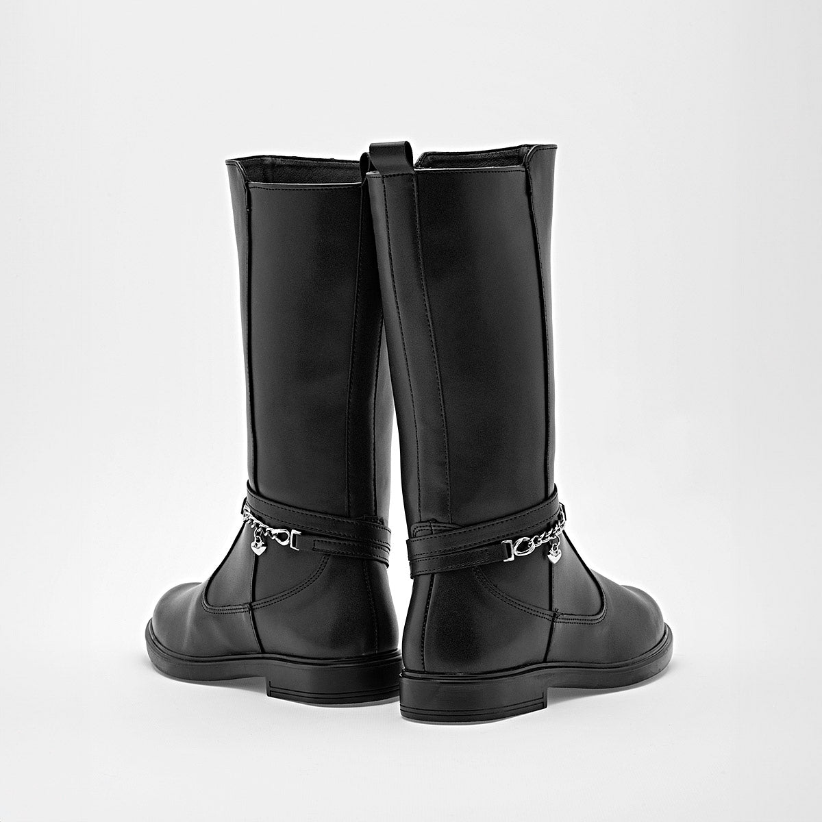 Bota caña larga para niña marca Yuyin Negro cod. 128797