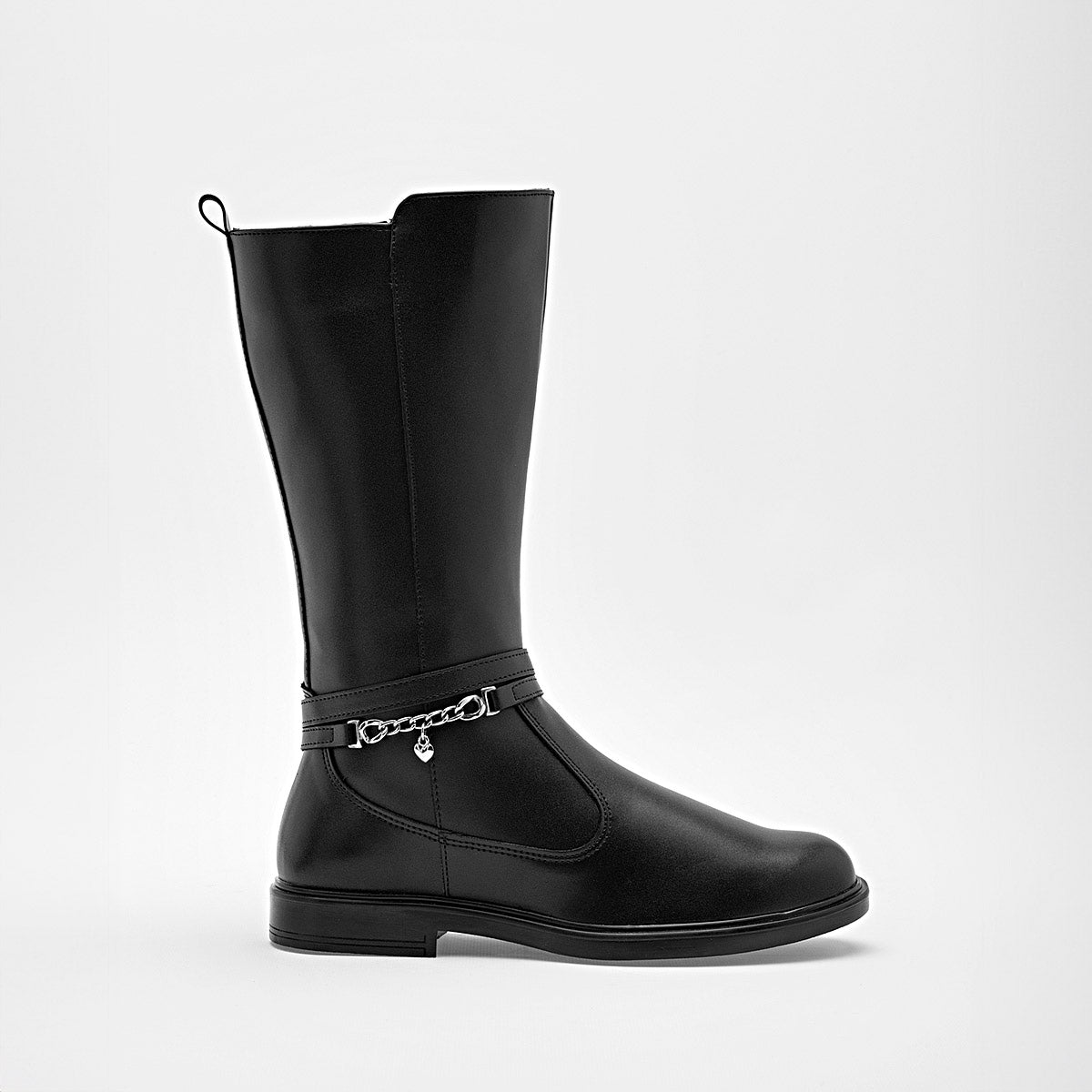 Bota caña larga para niña marca Yuyin Negro cod. 128797