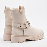 Bota caña corta para mujer marca Been Class Beige cod. 128830