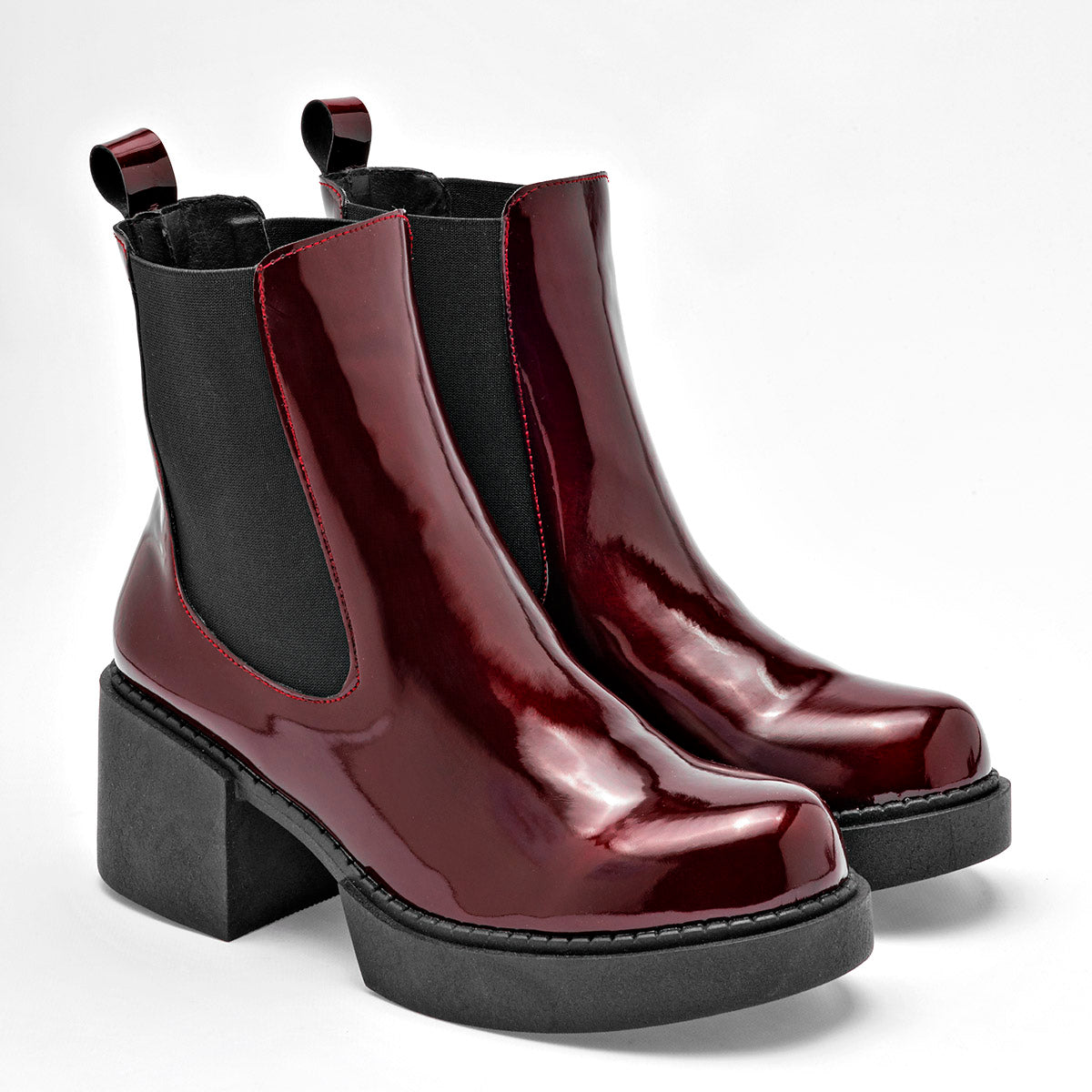 Bota caña corta para mujer marca Been Class Vino cod. 128833