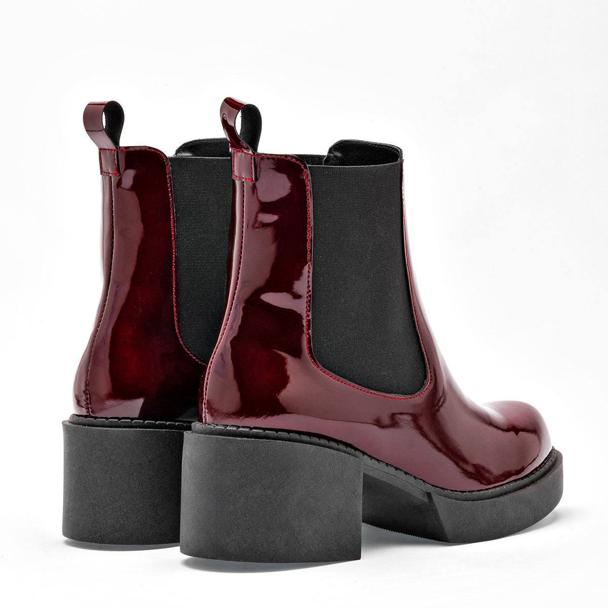 Bota caña corta para mujer marca Been Class Vino cod. 128833