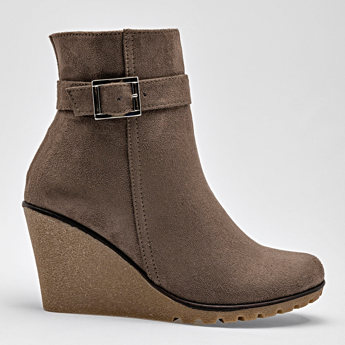 Bota caña corta para mujer marca Catalina Café cod. 128847