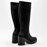 Bota caña larga para mujer marca Catalina Negro cod. 128848