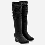 Bota caña larga para mujer marca Catalina Negro cod. 128852