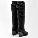 Bota caña larga para mujer marca Catalina Negro cod. 128852