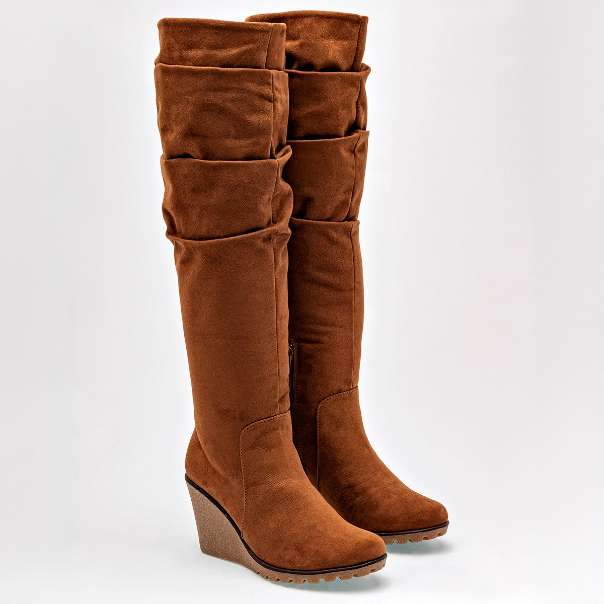 Bota caña larga para mujer marca Catalina Camel cod. 128853