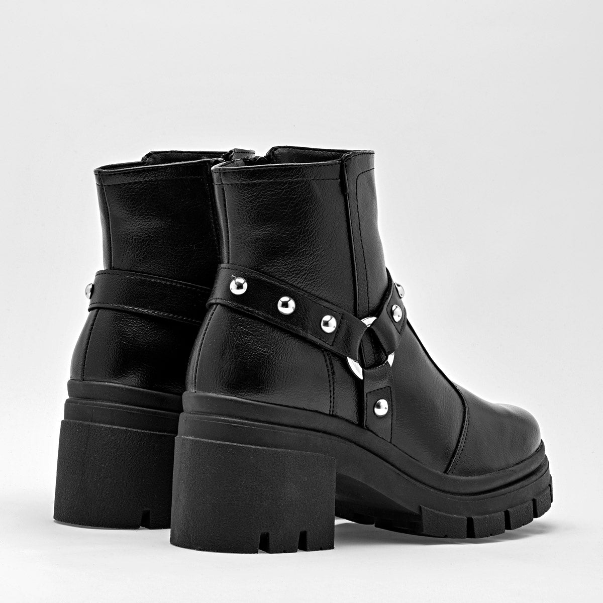 Bota caña corta para mujer marca Green Love Negro cod. 128882