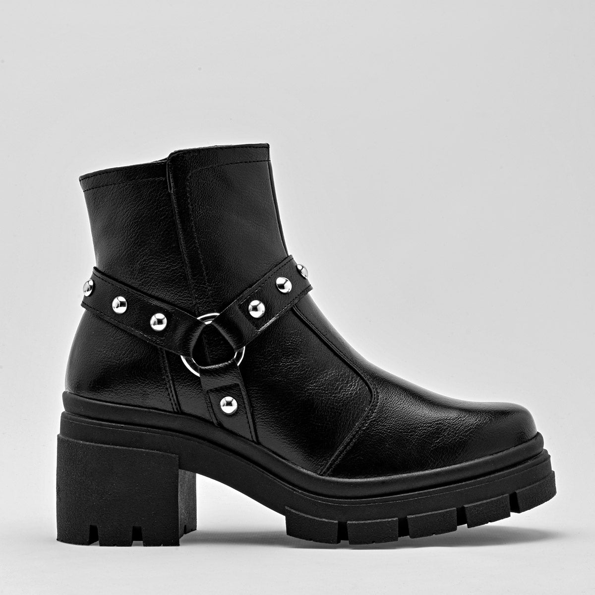 Bota caña corta para mujer marca Green Love Negro cod. 128882