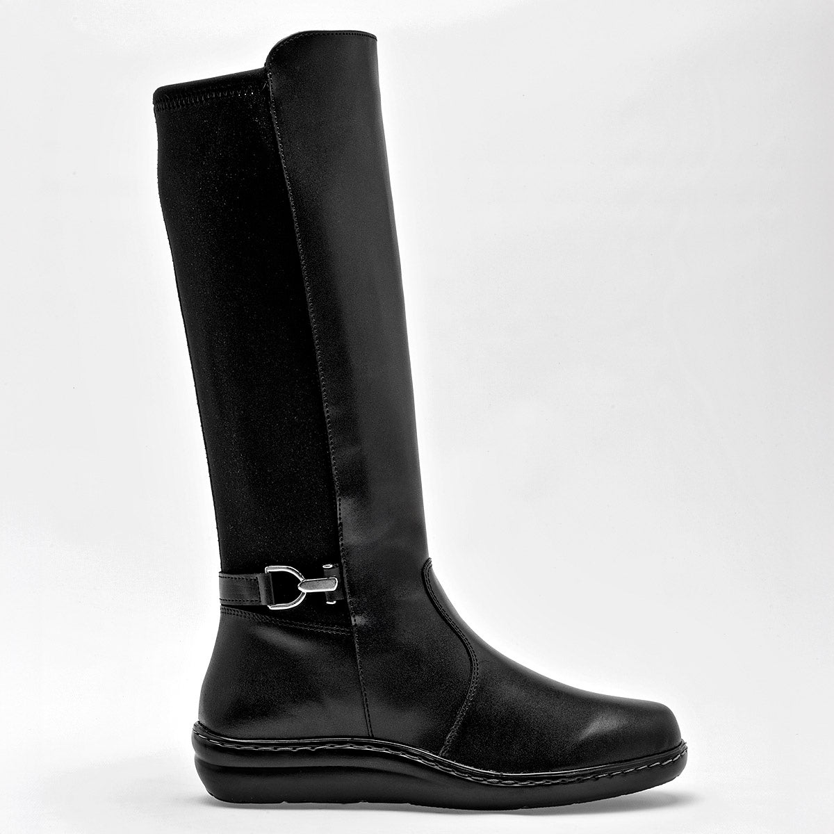 Bota caña larga para mujer marca Green Love Negro cod. 128884