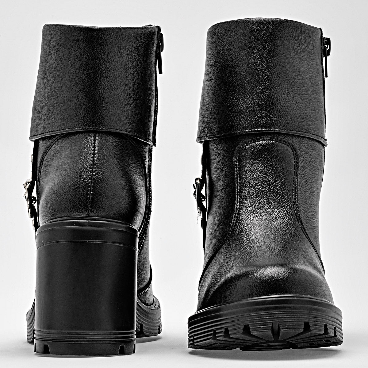 Bota caña corta para mujer marca Green Love Negro cod. 128887