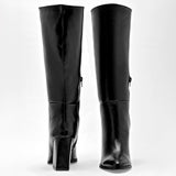 Bota caña larga para mujer marca Kiut Negro cod. 128898