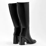 Bota caña larga para mujer marca Kiut Negro cod. 128898