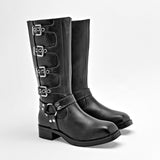 Bota caña larga para mujer marca Moramora Negro cod. 128904