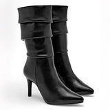 Bota caña larga para mujer marca Lady Paulina Negro cod. 128909