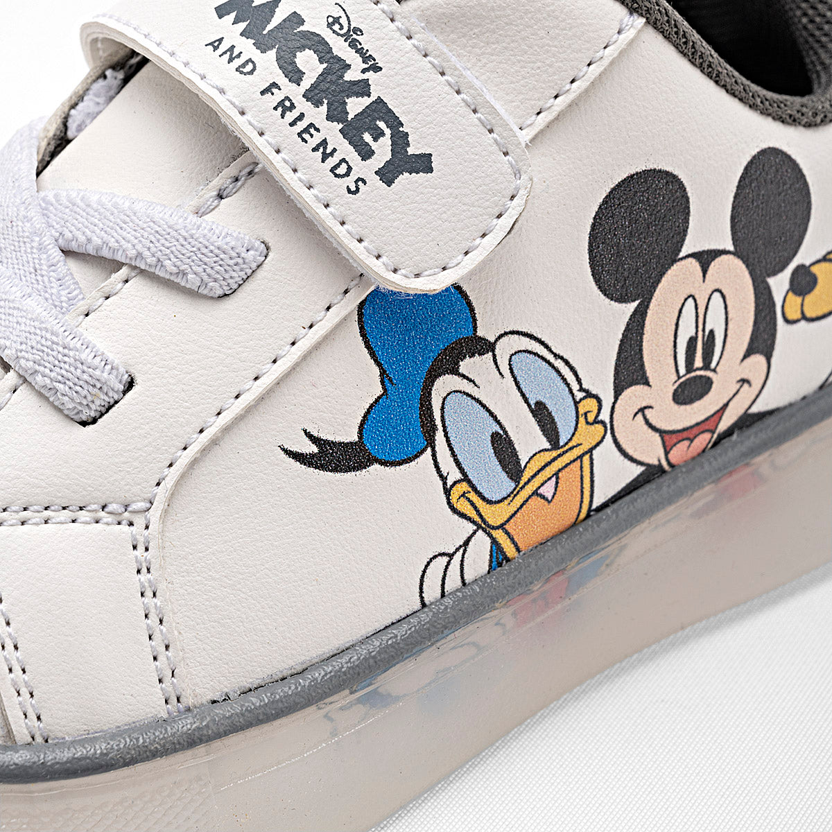 Tenis Mickey Mouse con luces  para Niño licencias Tropicana Blanco cod. 128925