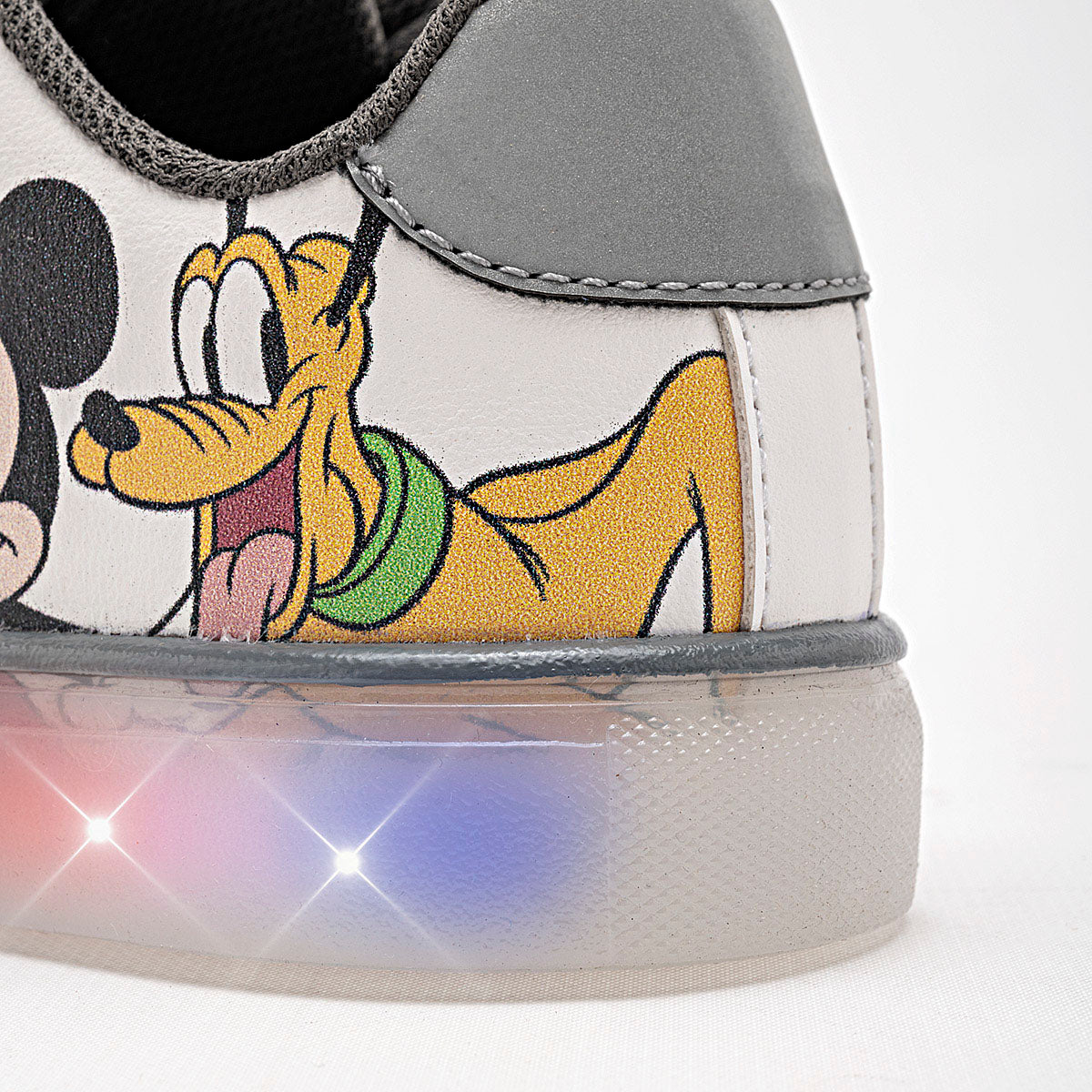 Tenis Mickey Mouse con luces  para Niño licencias Tropicana Blanco cod. 128925