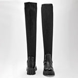 Bota caña larga para mujer marca Mimar Negro cod. 128943