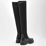 Bota caña larga para mujer marca Mimar Negro cod. 128943