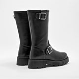 Bota caña corta para mujer marca Moramora Negro cod. 128949