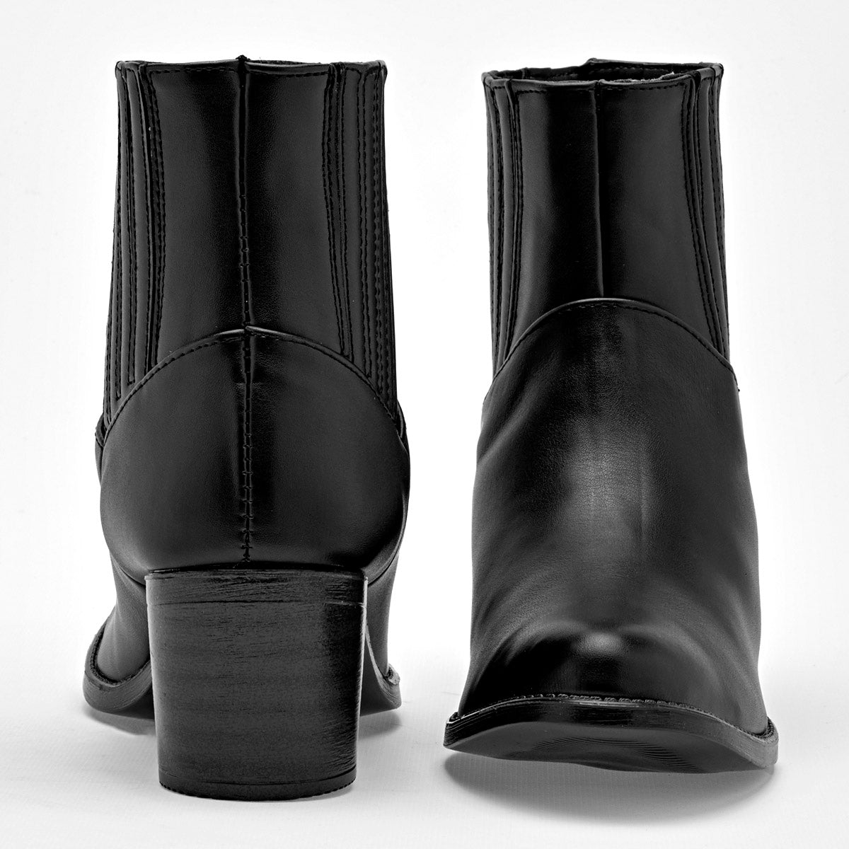 Bota caña corta para mujer marca Moramora Negro cod. 128953