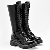 Bota caña larga para mujer marca Mutante Negro cod. 128954