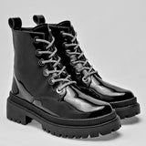 Bota caña corta para mujer marca niñas Fashion Negro cod. 128955