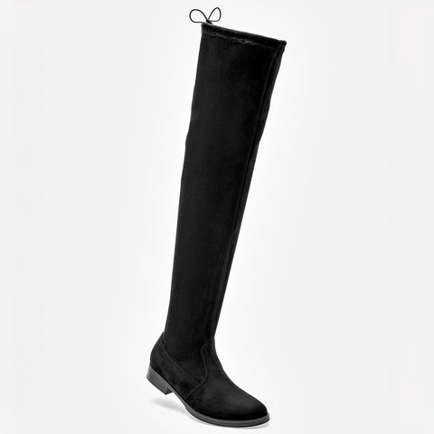 Bota Caña larga Oro Rosa para mujer