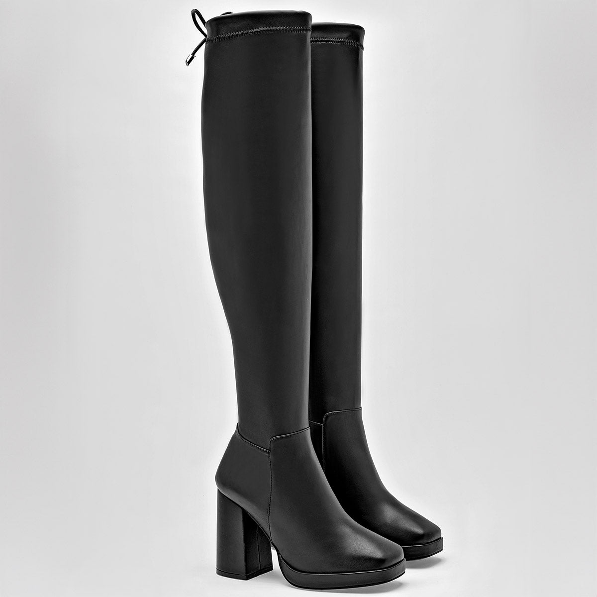 Bota caña larga para mujer marca Pietro Alessandro Negro cod. 128959