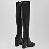 Bota caña larga para mujer marca Pietro Alessandro Negro cod. 128959