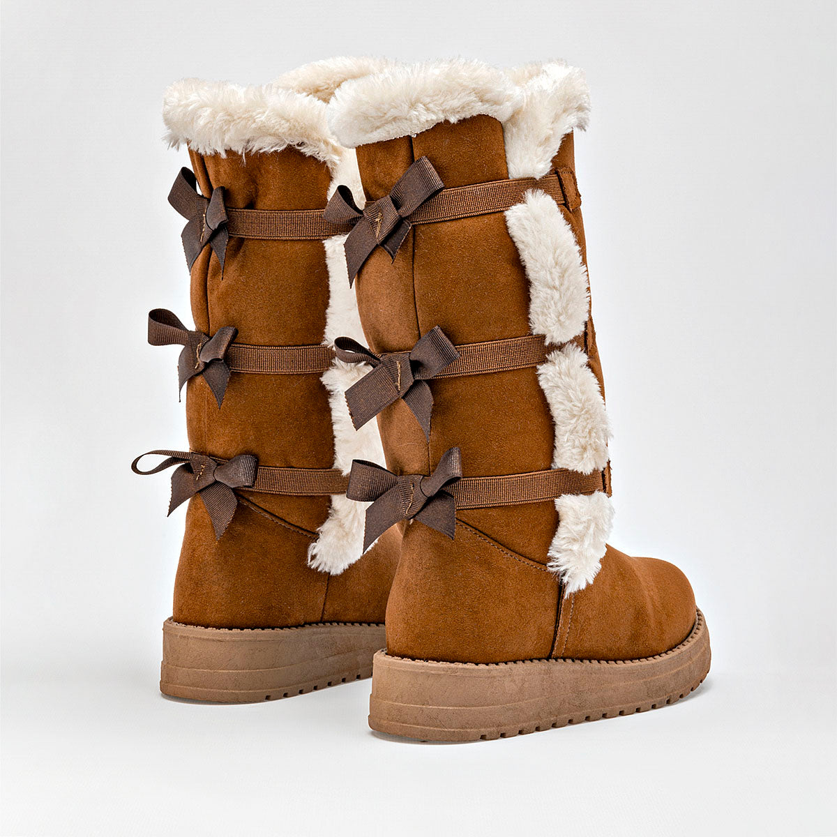 Bota caña corta para Niña Rojo Cereza