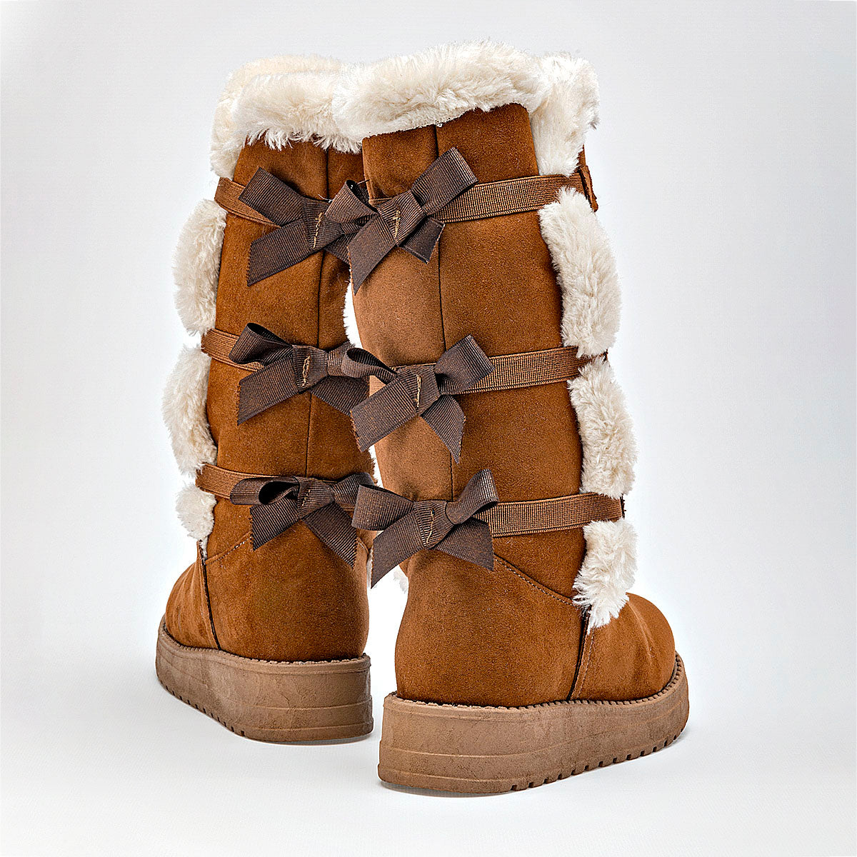 Bota caña corta para Niña Rojo Cereza