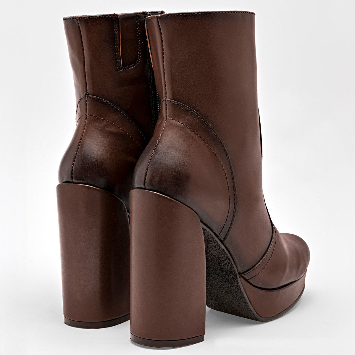 Bota caña corta para mujer marca Seducta Café cod. 128979