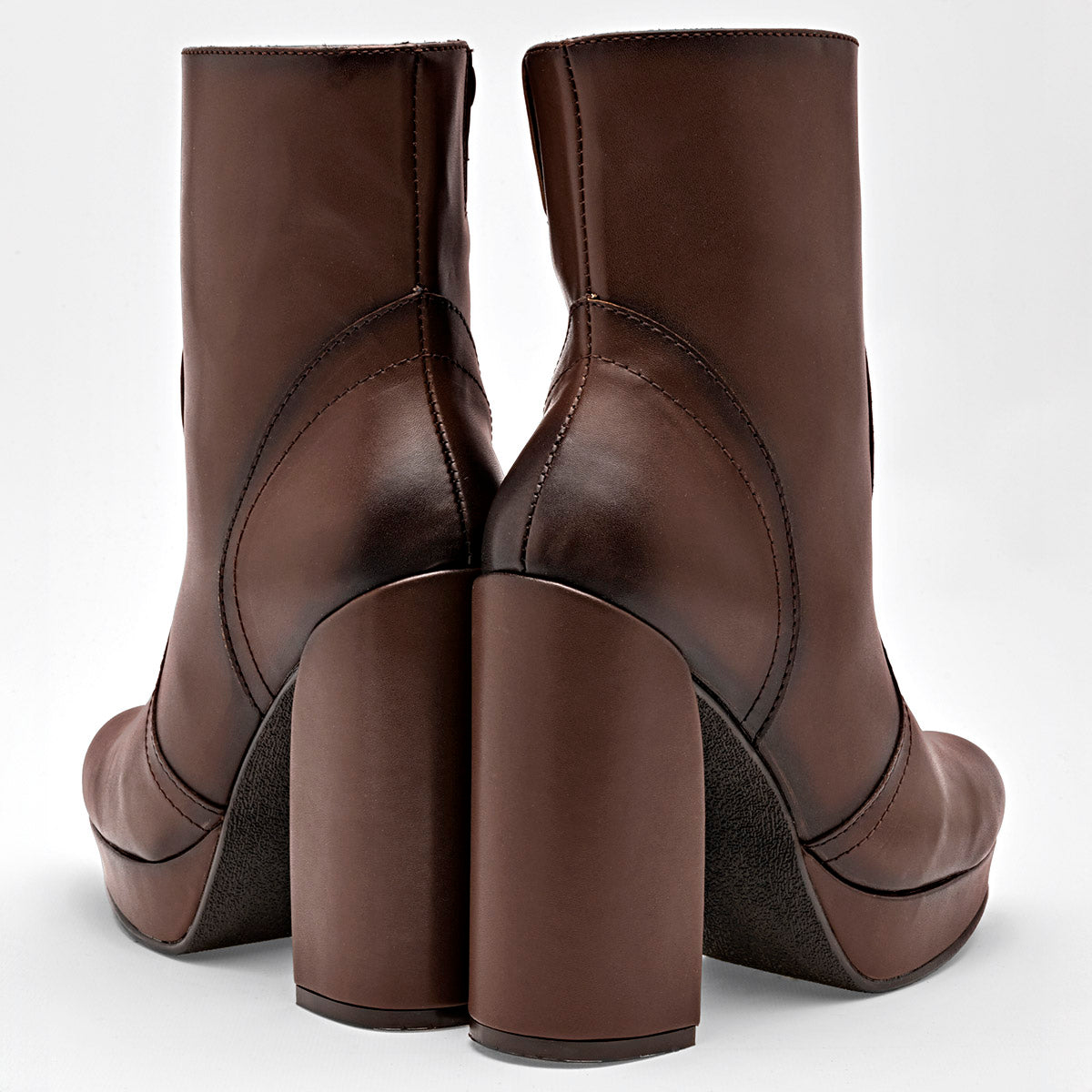 Bota caña corta para mujer marca Seducta Café cod. 128979