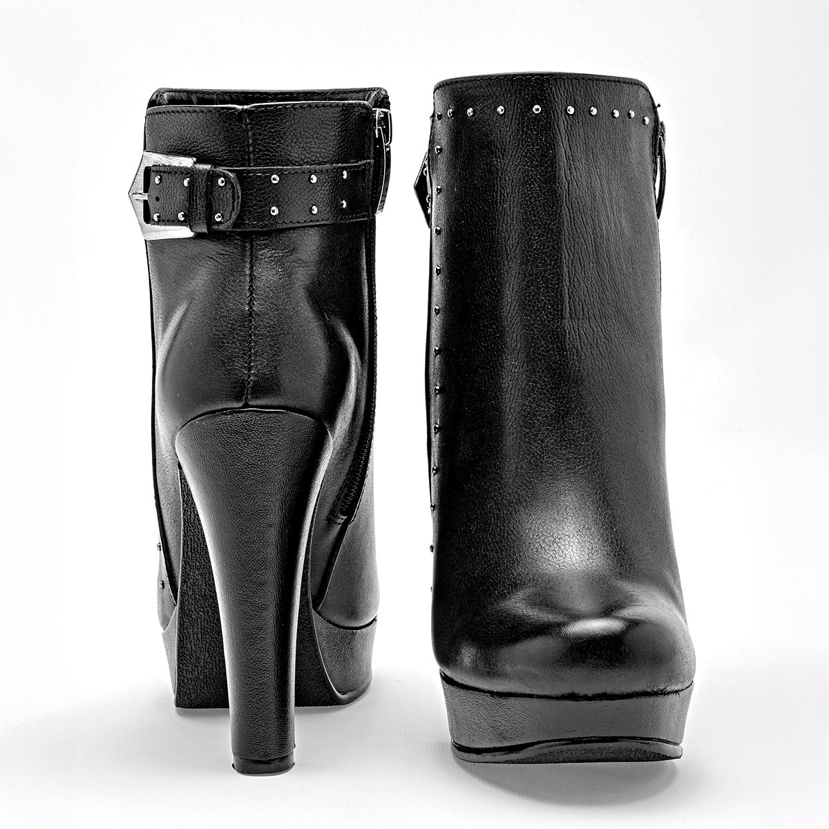 Bota caña corta para mujer marca Seducta Negro cod. 128980