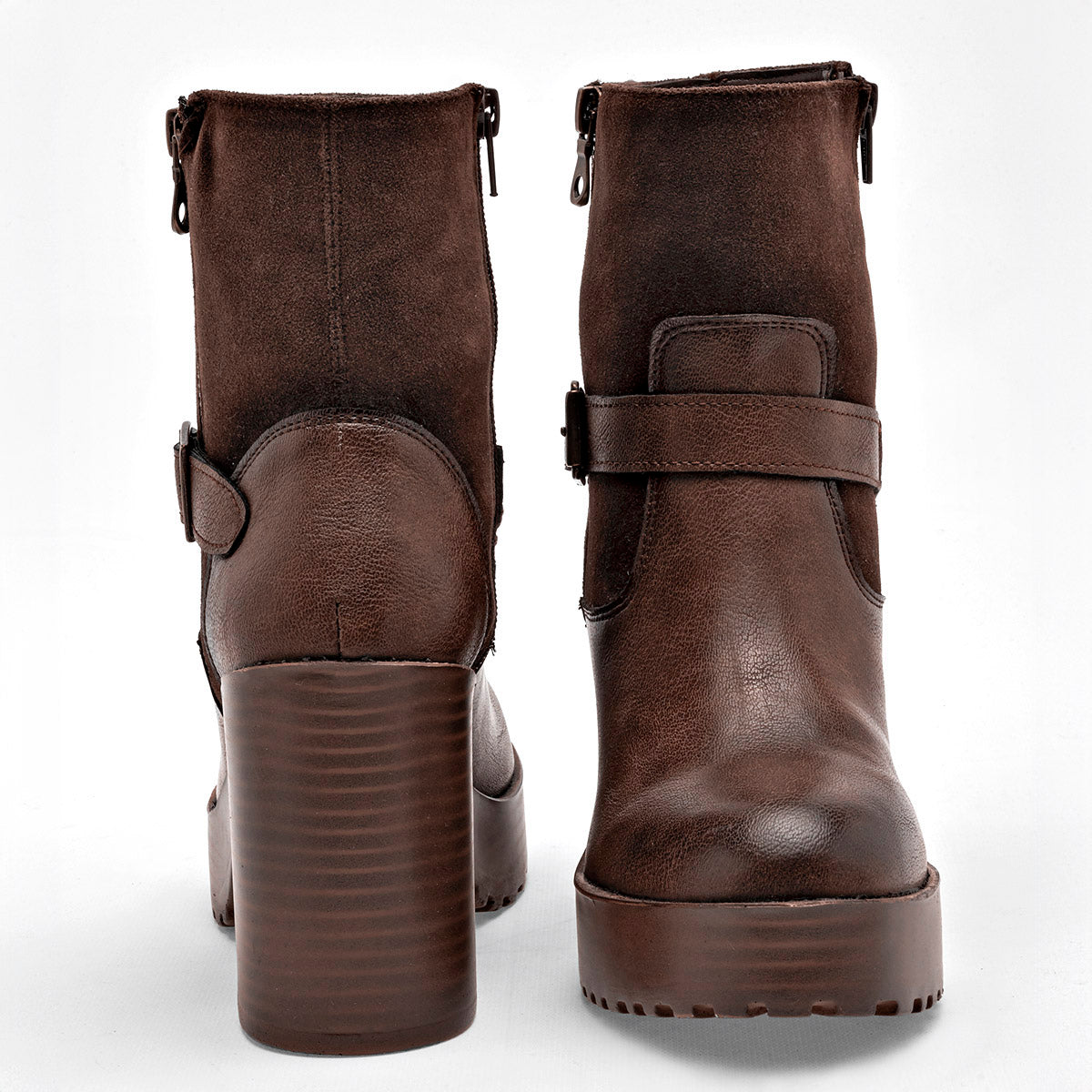 Bota caña corta para mujer marca Taguesi Café cod. 128990