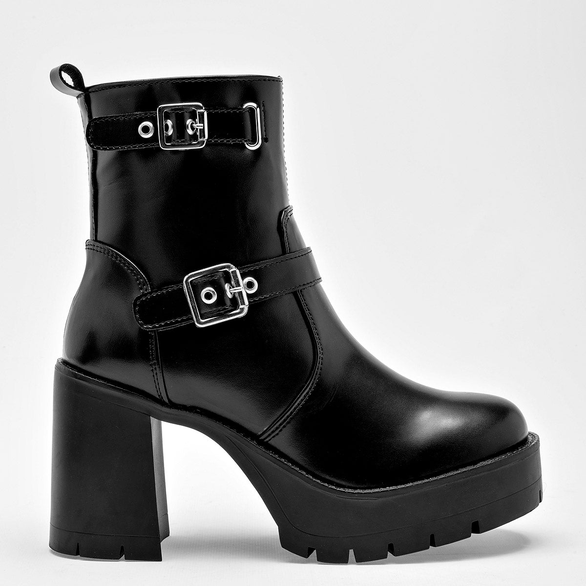 Bota caña corta para mujer marca Taguesi Negro cod. 128991