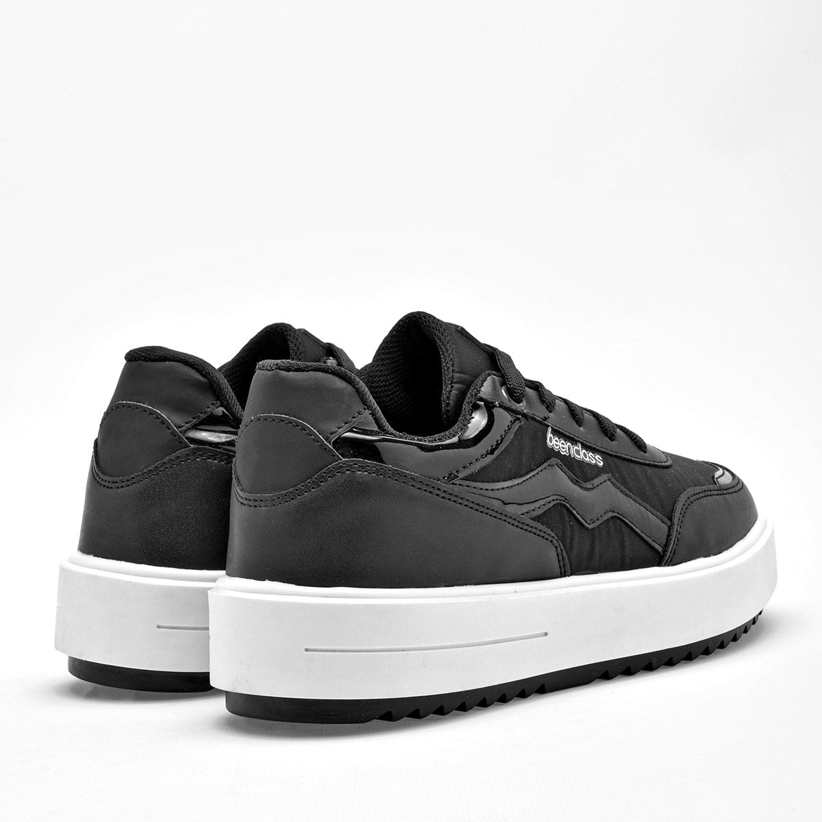 Tenis chunky para mujer marca Been Class Negro cod. 129115