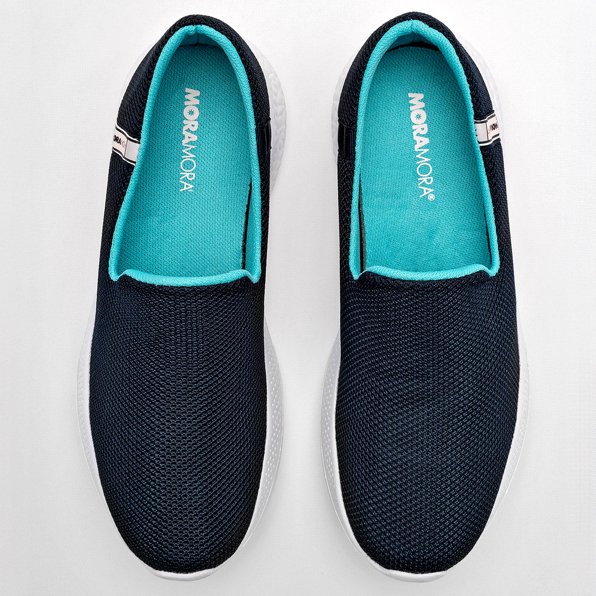 Tenis slip on para mujer marca Moramora Azul Marino cod. 129118