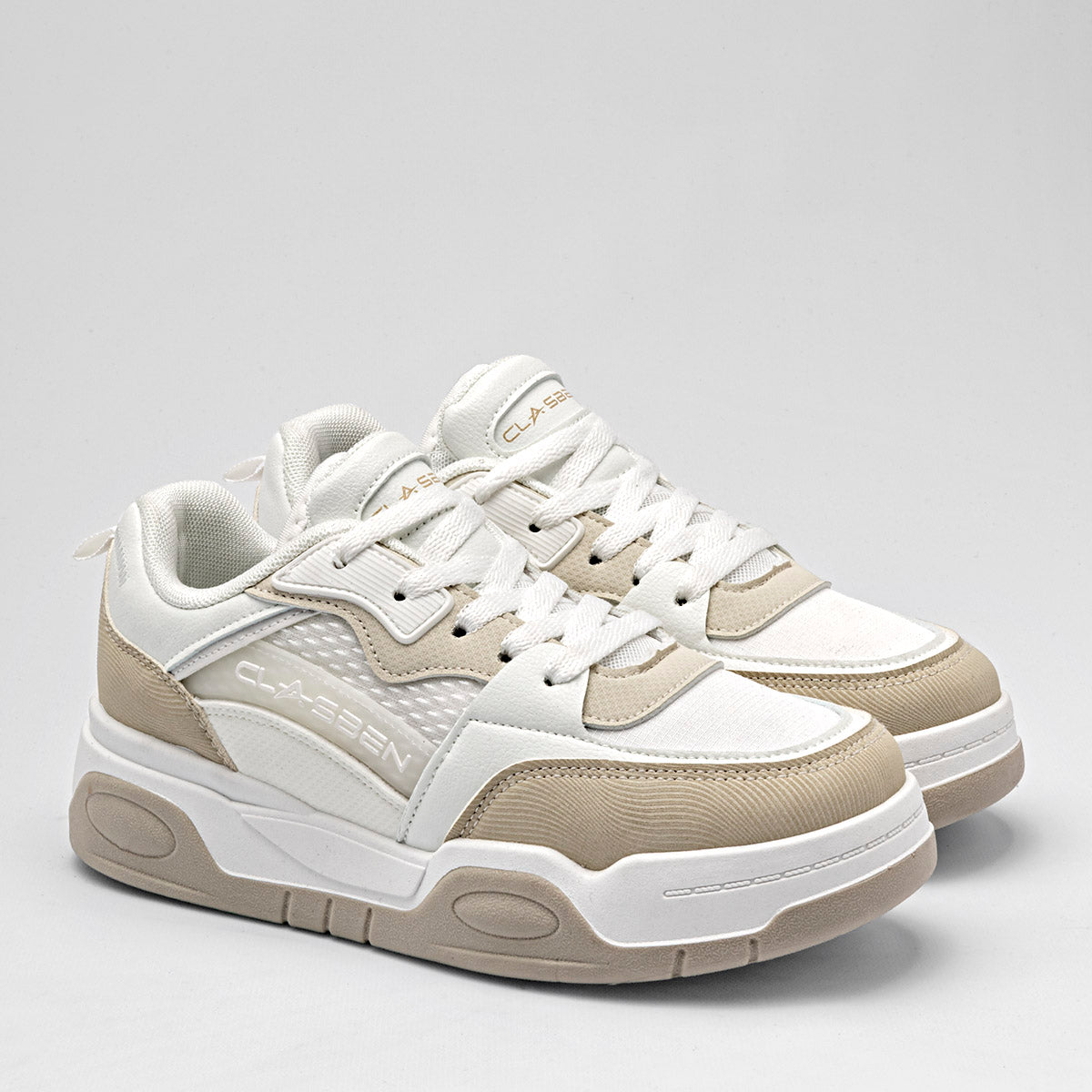 Tenis urbano para mujer marca Clasben Blanco cod. 129130