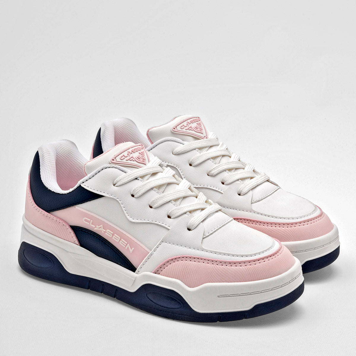 Tenis urbano para mujer marca Clasben Blanco cod. 129131